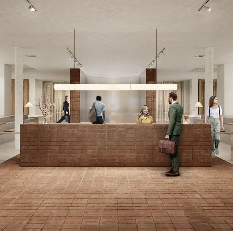 Empty room before virtual staging