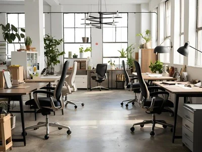 Empty room before virtual staging