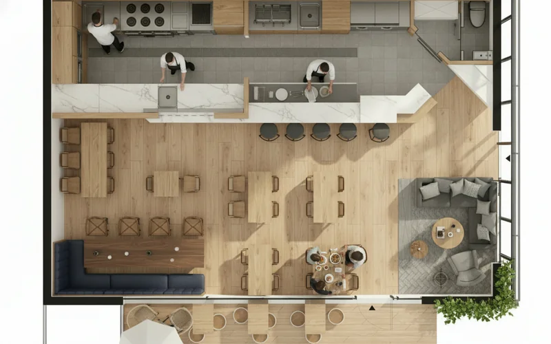 Turn all the floor to light oak wooden floor