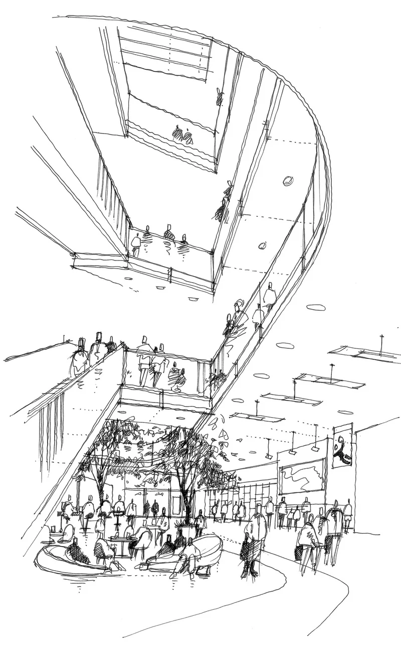 Empty room before virtual staging