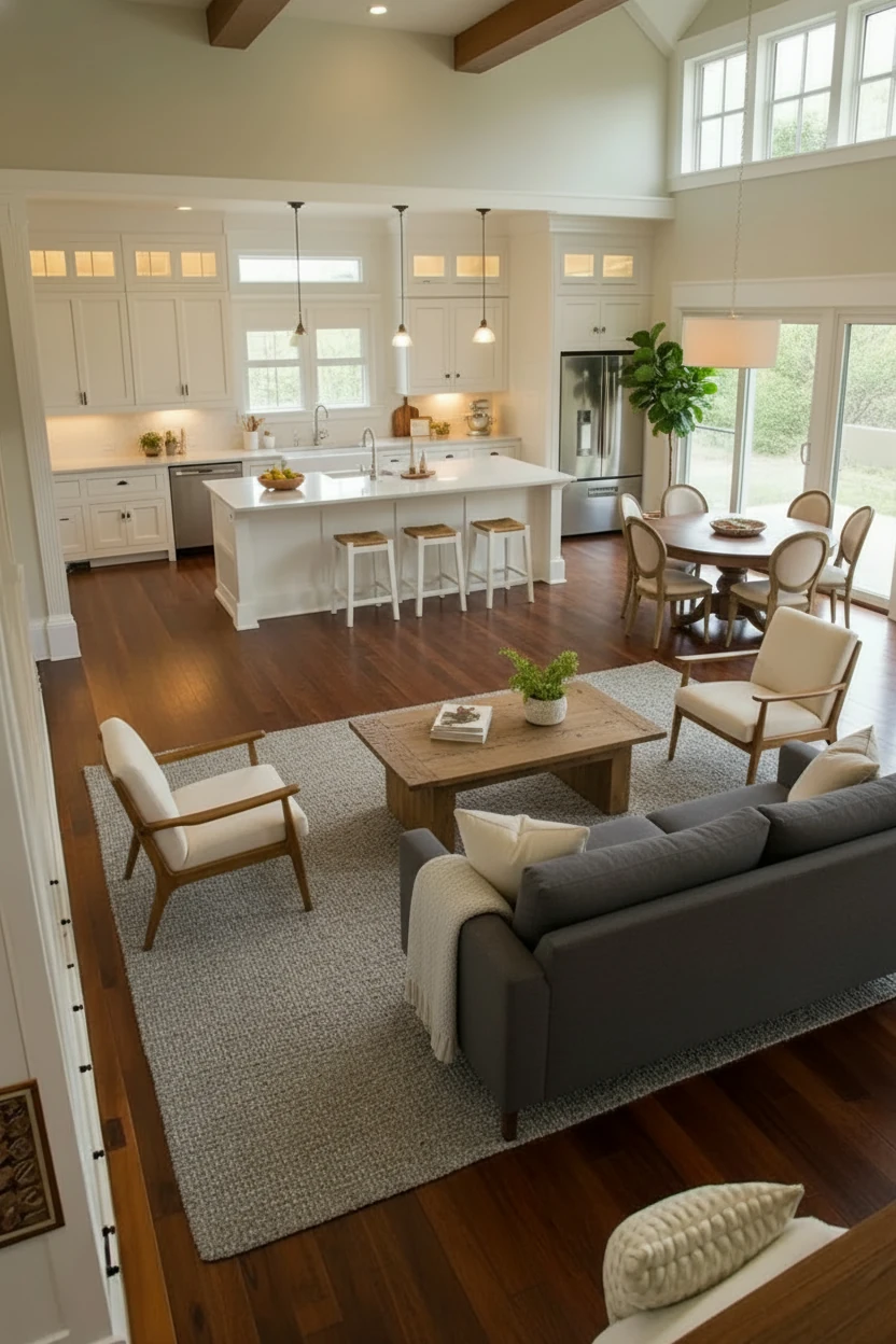 fill the room with furniture