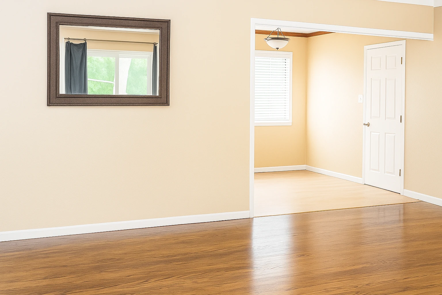 Turn this room into an empty room without furniture