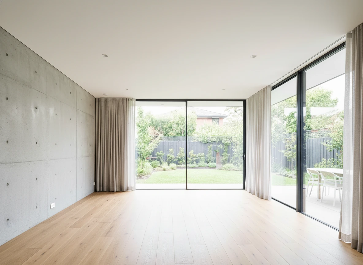 Professional real estate photo editing for residential property: remove all furniture. Remove specified items seamlessly while maintaining the natural appearance of the home. Fill removed areas with appropriate textures, patterns, and details that match the surrounding residential environment. Preserve flooring, walls, lighting, and architectural features. Ensure the edited result looks authentic and unaltered, as if the items were never there. Result should be clean, natural, and MLS-ready with no visible editing artifacts. Professional quality suitable for residential real estate marketing.