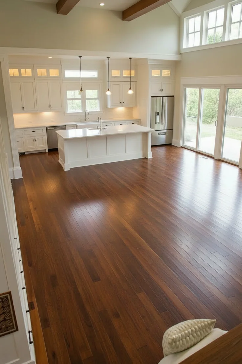 Empty kitchen before staging